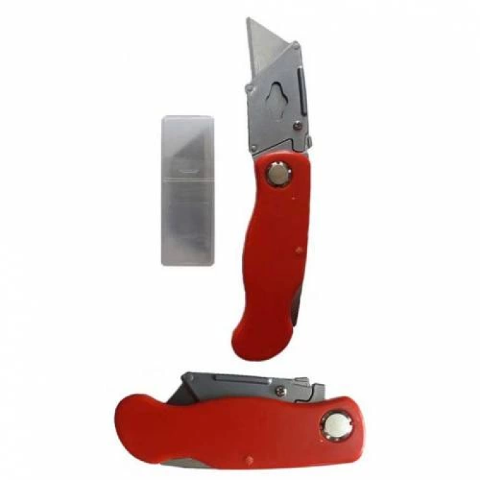 Katlanabilir Halıfleks Maket Bıçağı Üçgen Uçlu Falçata ( Lisinya )