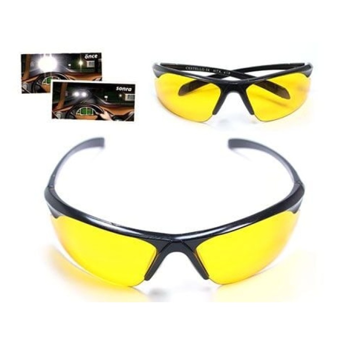 Anti Far Gece Görüş Gözlüğü (Yeni Model) - Lisinya