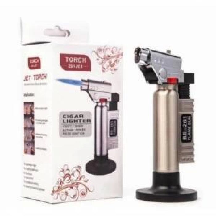 Torch Jet Gazlı Pürmüz Doldurulabilir Tabancalı Alevli Çakmak ( Lisinya )