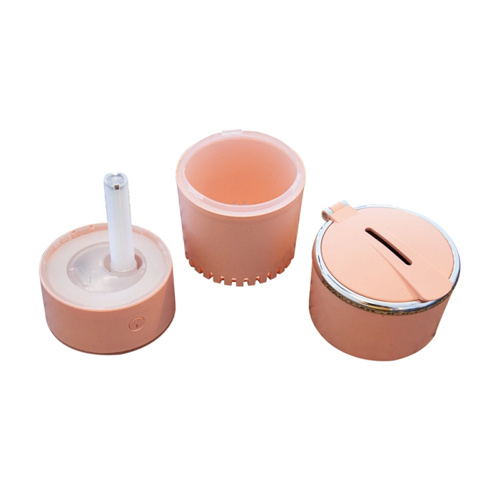 Lattice Ortam Nemlendirme ve Dezenfektan Buhar Makinesi (pembe) Usb ( Lisinya )