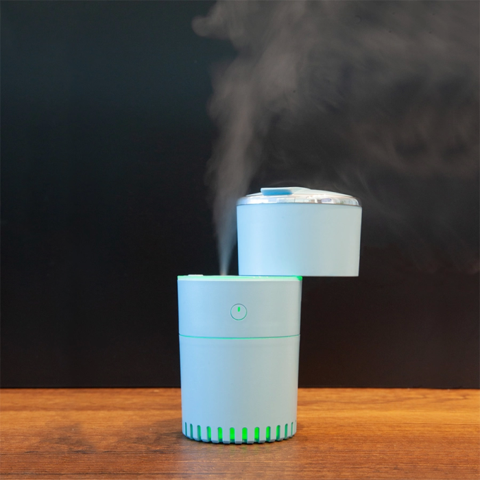 Lattice Ortam Nemlendirme ve Dezenfektan Buhar Makinesi (mavi) Usb ( Lisinya )