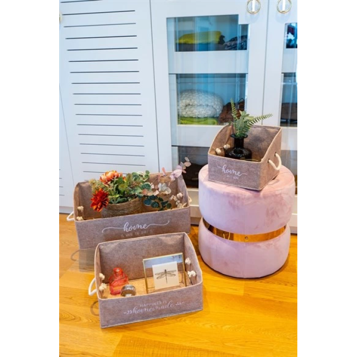 2 Adet Keçe Raf Organizer Seti Mega/maxi/Kutu Organizer ( Lisinya )