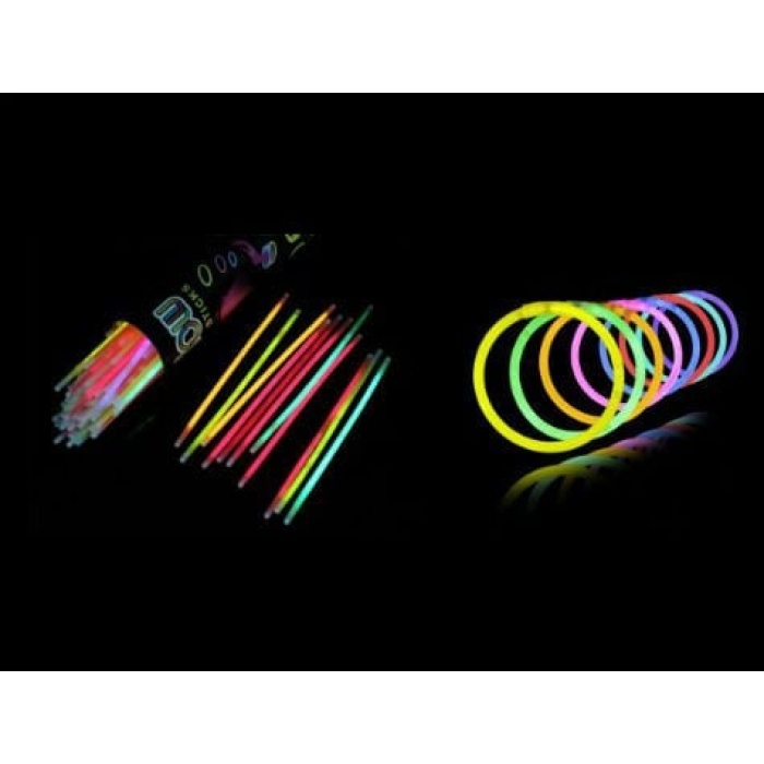 10 Adet Glow Stick Bracelet Fosforlu Kırılan Çubuk Bileklik - Lisinya