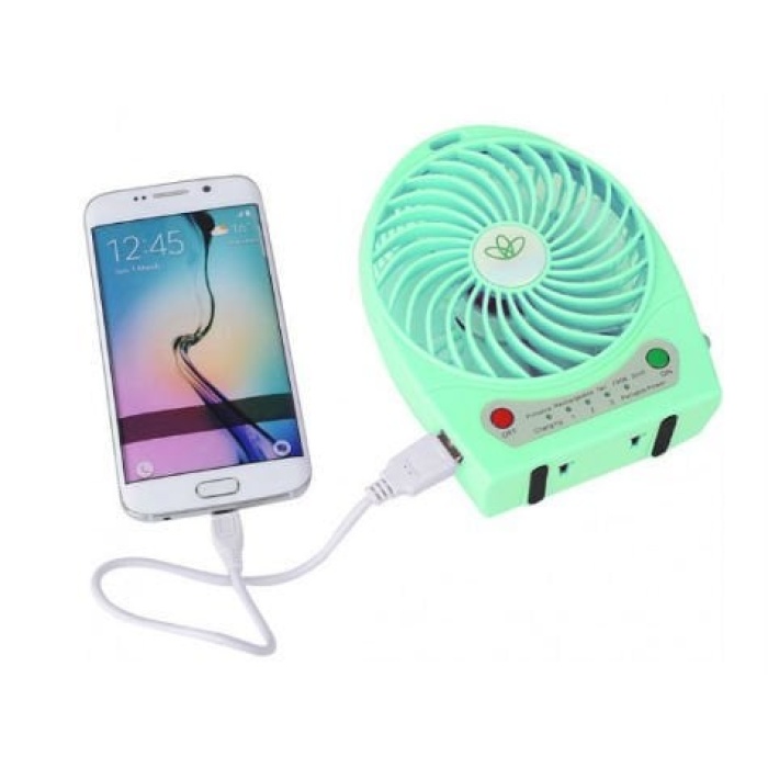 Şarjlı Taşınabilir Mini Fan - Vantilatör - Lisinya