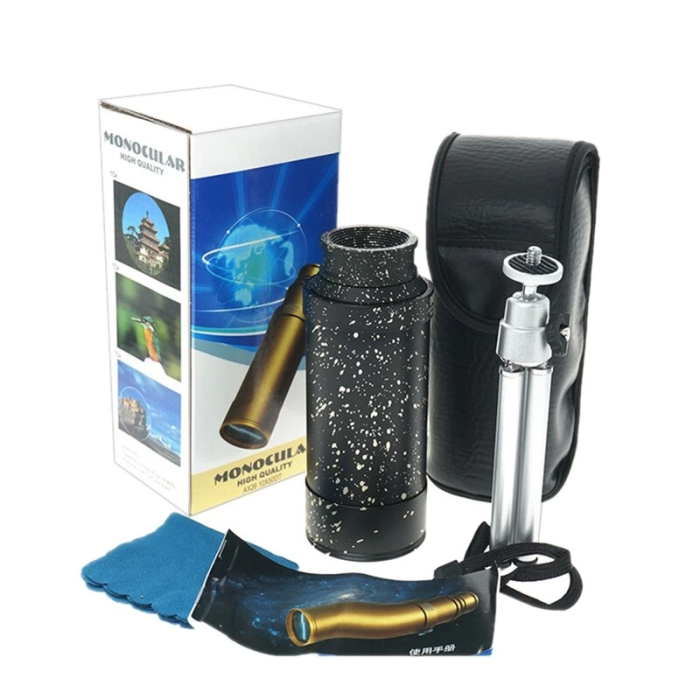 50x50 Panda Metal Gövde Tek Gözle Büyük Mercek Korsan Dürbün SYH ( Lisinya )