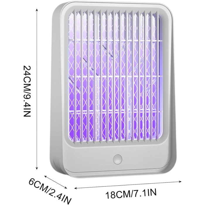 Elektrikli Sinek Kovucu USB Şarjlı Sessiz ve Etkili Led Işıklı Kapan ( Lisinya )