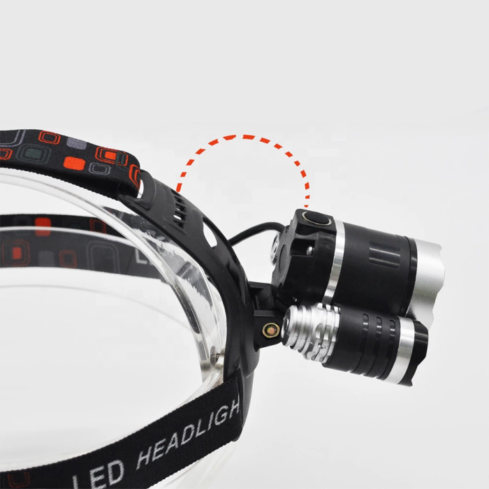 3 Başlıklı Şarjlı  Kafa Feneri   Wt-256 - Lisinya