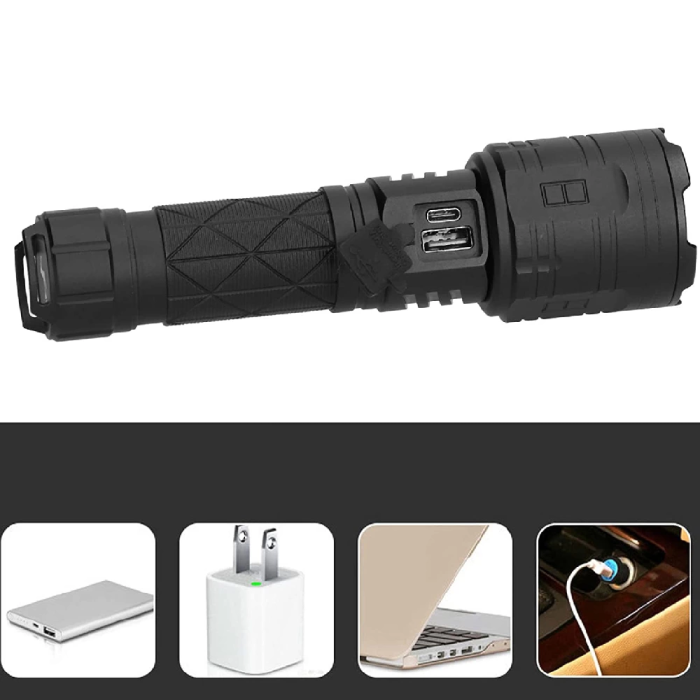 3000 Lümen Güçlü El Feneri  Wt-604 - Lisinya