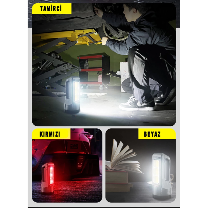 Güçlü Şarjlı Fener Masa Lambası  Wt-603 - Lisinya