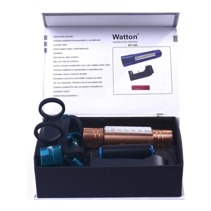 Kafa Lambası Güçlü El Feneri  Wt-360 - Lisinya