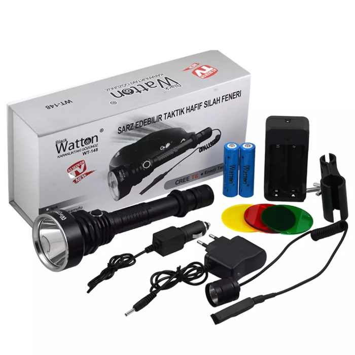 Orjinal 800 Lümen Tx6 Özel Avcı Feneri  Wt-148 - Lisinya
