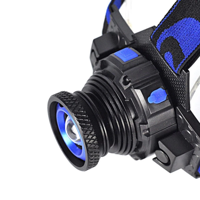 Q5 Şarjlı Mercekli Kafa Feneri Black Wt-121 - Lisinya