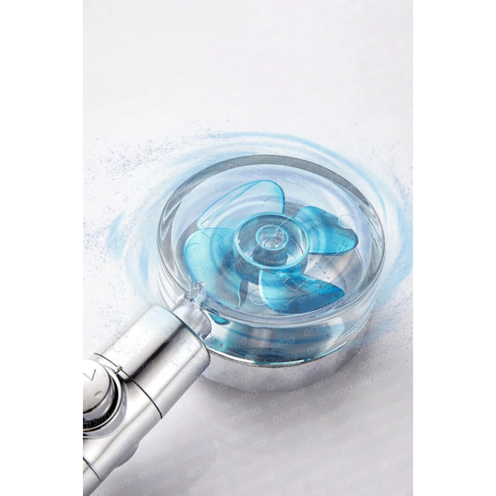 Duş Başlığı Turbo Pervaneli Serinletici Tasarım - Lisinya