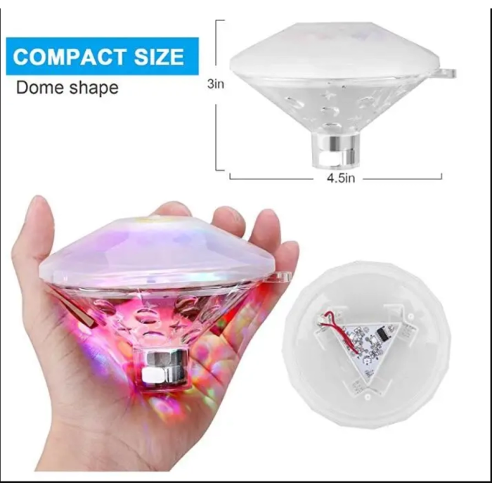 Sıcak Led Sualtı Gece Lambası Banyo Yüzme Havuz Işığı - Lisinya