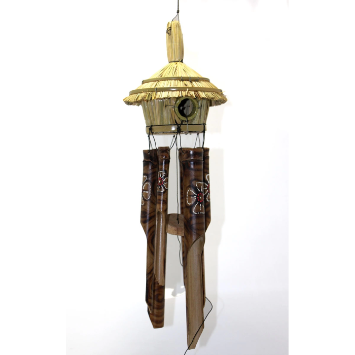 Hasır Kuş Yuvalı Bambu Çan 3dıarta-13 - Lisinya