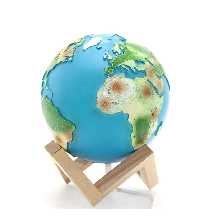 Standlı Işıklı Dünya Küre Alk2102 - Lisinya