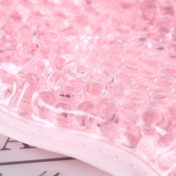 Terapi Jel Yüz Maskesi Soğuk Ve Sıcak Boncuklu Ayarlanabilir Maske (Pembe) ( Lisinya )