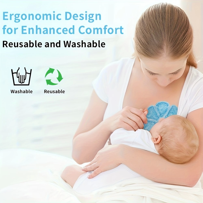 Emziren Anneler İçin 2 li Jel Göğüs Pedi – Sıcak ve Soğuk Kullanıma Uygun, PVC Dolgulu, Konfor ve Destek Sağlayan Ped (Pembe) ( Lisinya )