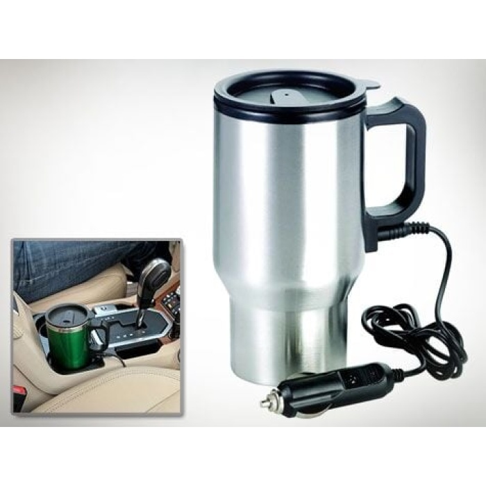 Araç İçi Su Isıtıcı Termos Kupa Bardak - Lisinya