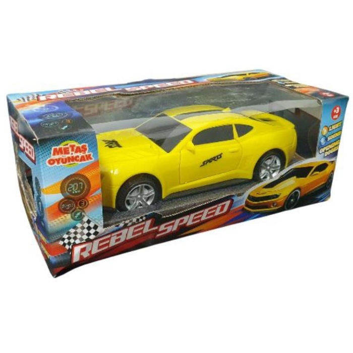 Çarp Dön Işıklı Sesli Camaro - CMR-063 (Lisinya)