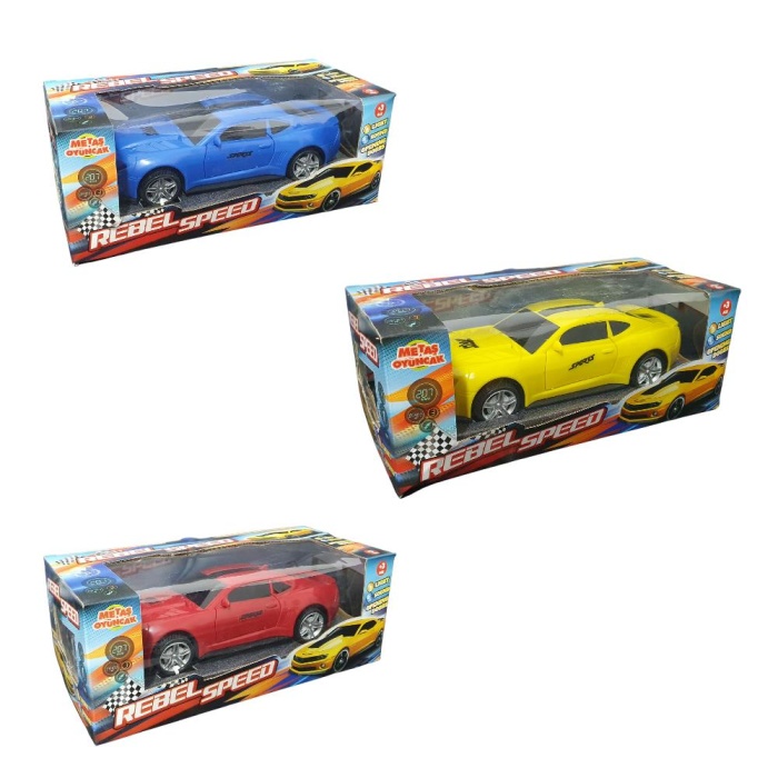 Çarp Dön Işıklı Sesli Camaro - CMR-063 (Lisinya)