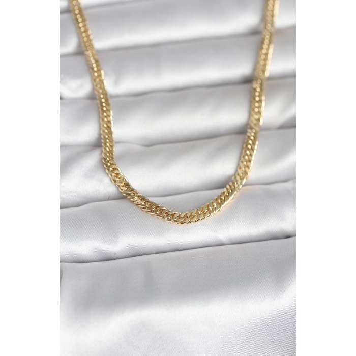 CM 14K Gold Renk Zincir Model 45 cm Kadın Kolye - Lisinya