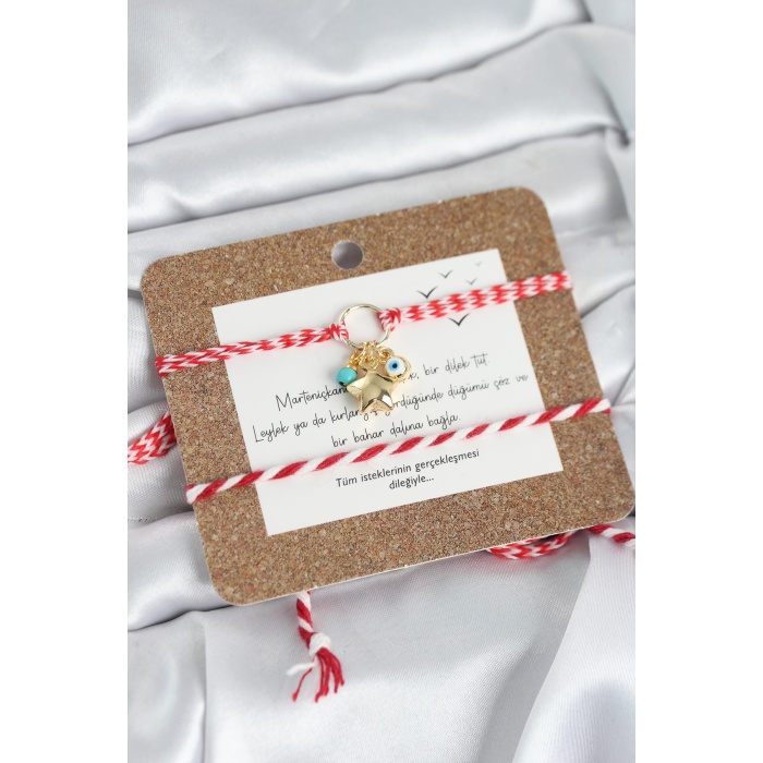 Marteniçka Bileklik 2li Nazar ve Yıldız Model - Lisinya