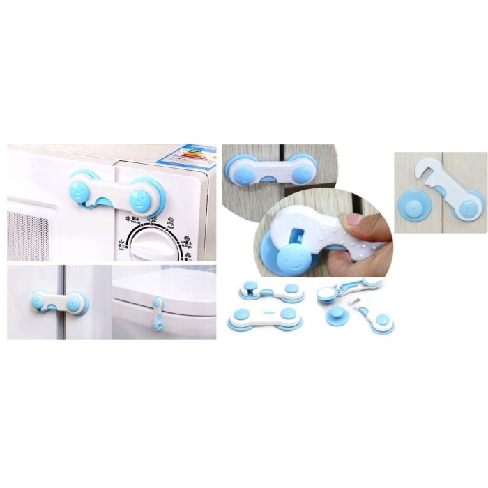 Çocuk Koruma Kilidi - Geçmeli 2 Adet Dolap Kilidi - Lisinya