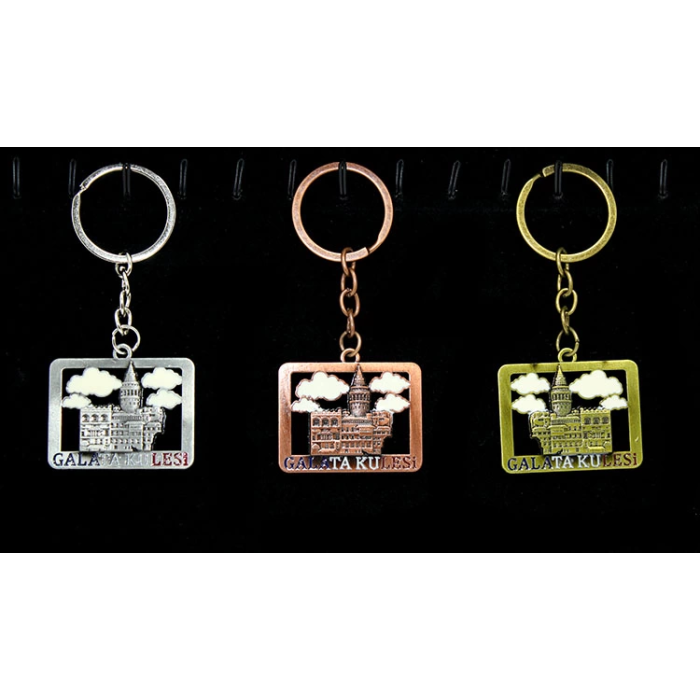 Metal Galata Kulesi Anahtarlık Alk2210 - Lisinya