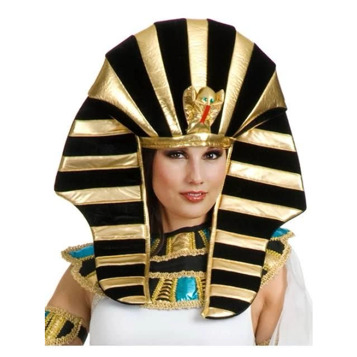 Mısırlı Tutankamon Şapkası Kobra Yılan Figürlü - Lisinya