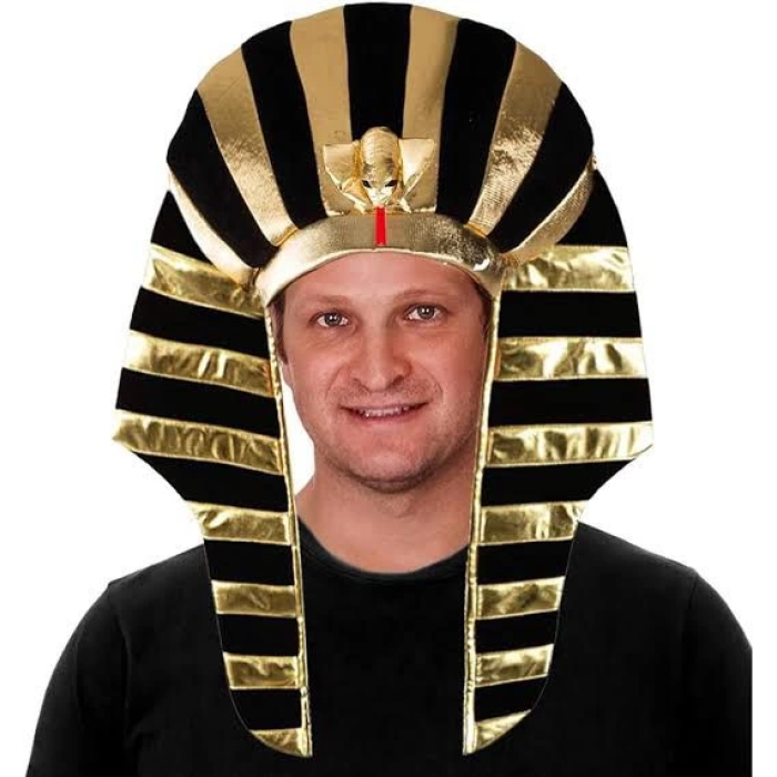 Mısırlı Tutankamon Şapkası Kobra Yılan Figürlü - Lisinya