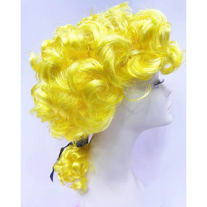 Marquis Baroque Peruk Barok Dönem Yargıç Peruğu Sarı Renk - Lisinya