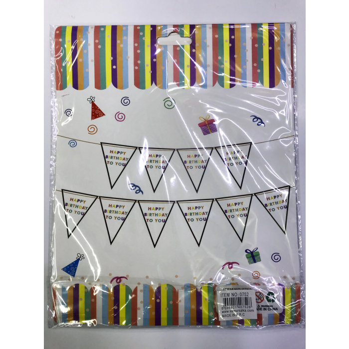 Happy Birthday To You Flama Bayrak Süs - Lisinya