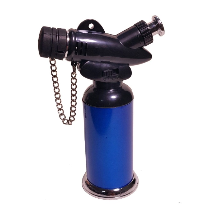 Pürmüz Çakmak Kapaklı 1300 Derece Gazlı Pürmüz Çakmak Alev Isı Tabancası - Lisinya