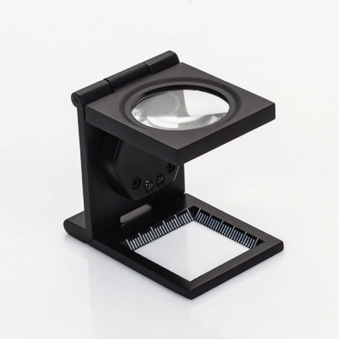 25x25 Mm Full Çelik Kaplı Katlamalı Büyüteç Th9005b - Lisinya