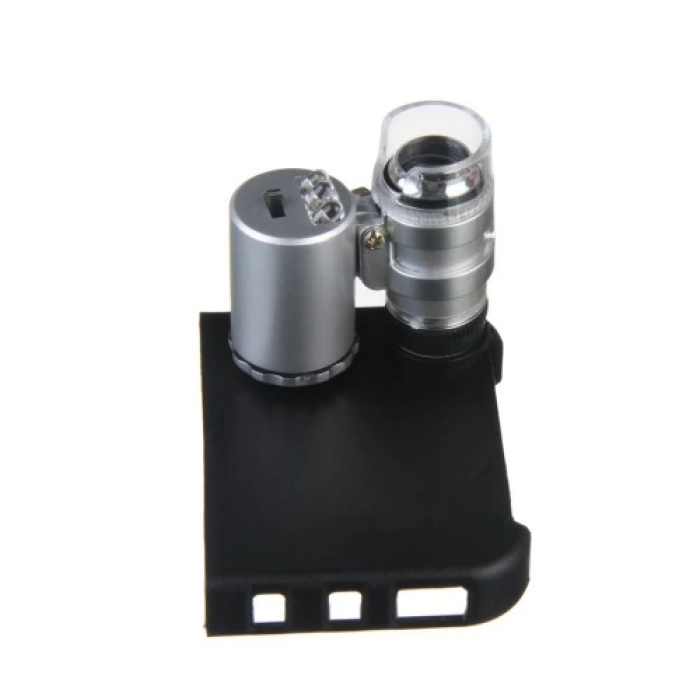 Iphone5 Için Uyumlu Kapaklı Lens Mikroskop Taşınabilir Mini Cep Boyutu Led Mikroskop No.9882ip5ii - Lisinya