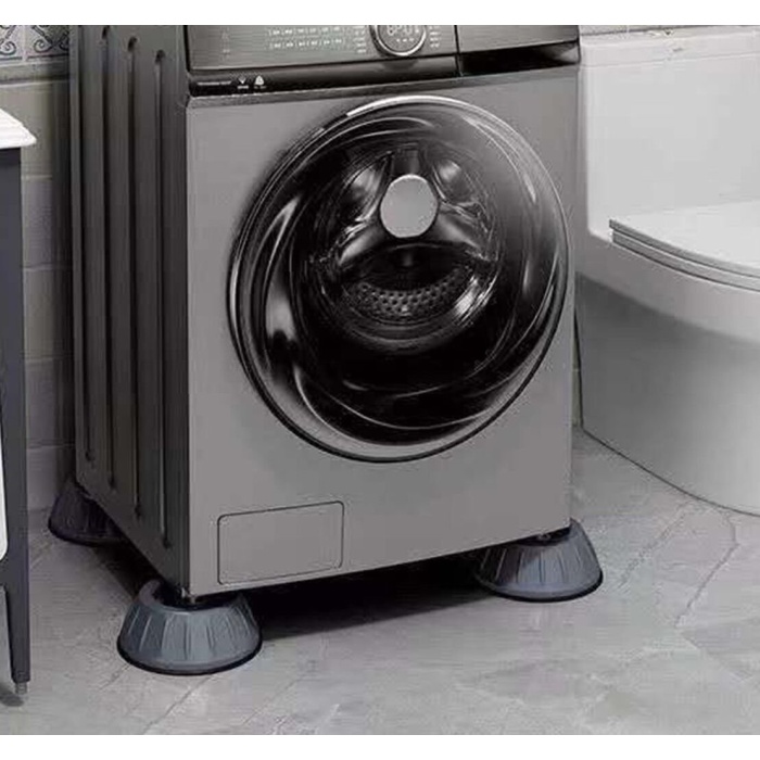 Çamaşır Makinesi Kayma Ve Titreşim Engelleyici - Gürültü Emici Aparatlar 4 Lü Set - Lisinya