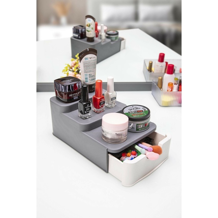 Compact Çekmeceli Ve Standlı Düzenleyici-  Makyaj Organizeri - Lisinya