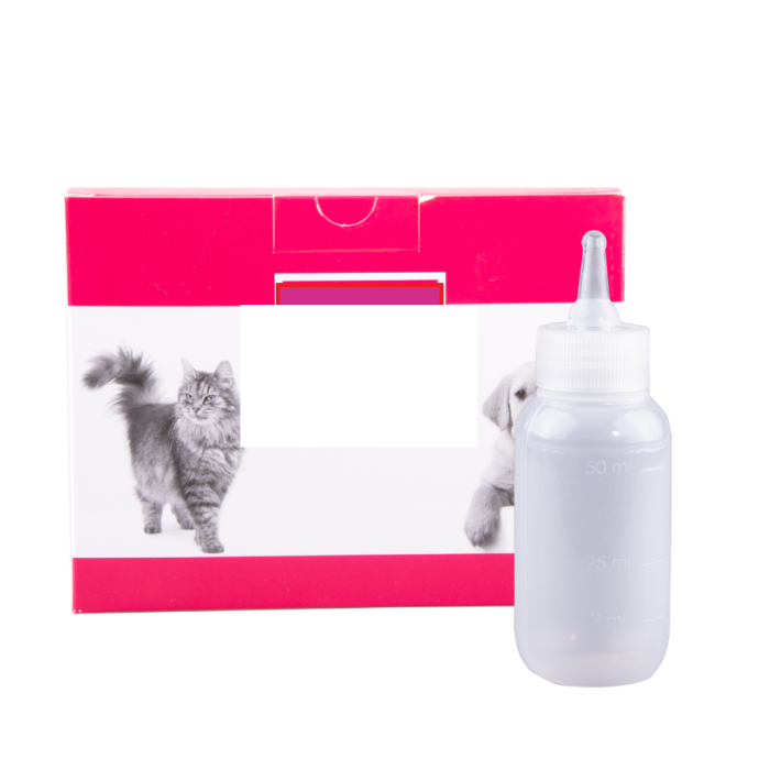 Şeffaf Pet Biberon 50 ml Yavru Kedi ve Köpekler İçin Biberon - Lisinya