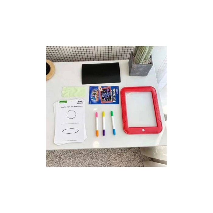 Magic Pad Çocuk Eğitici Sihirli Işıklı Kalemli Öğretici Pili Pad - Lisinya