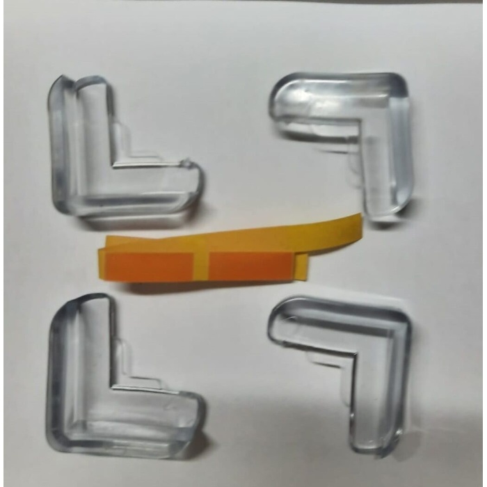 12 Li Masa Sehpa Köşe Koruyucu Silikon- Çocuk Koruma Aparatı - Lisinya