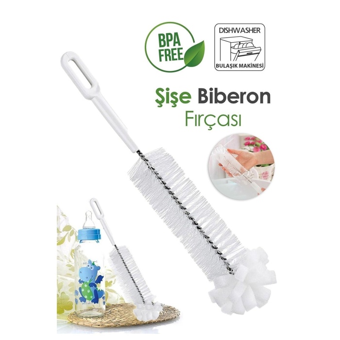 Premium Lüks Şişe ve Biberon Fırçası - Ultra Dayanıklı Profesyonel Temizlik & Kristal Parlaklık - Lisinya