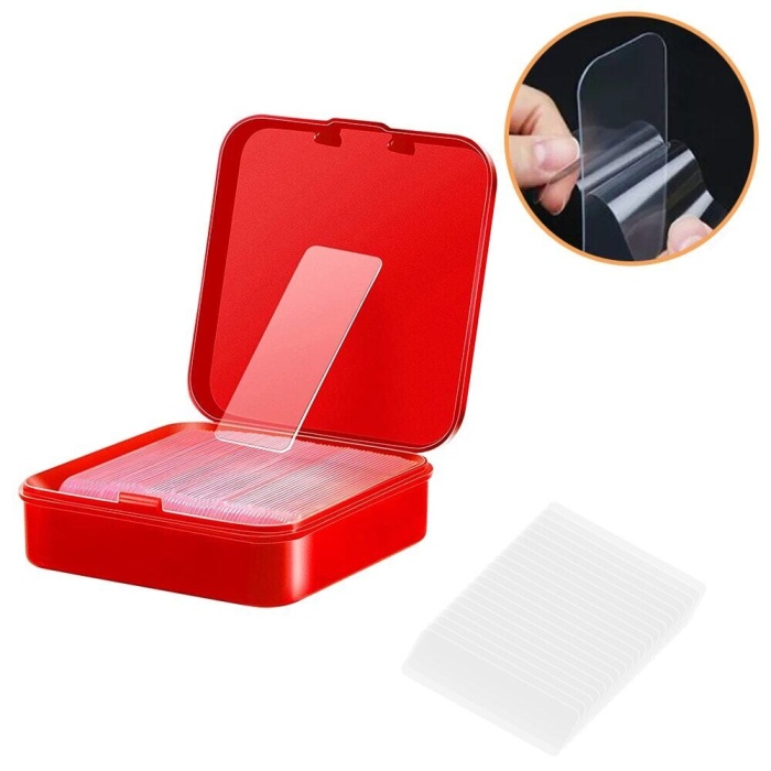 60 Parça Çift Taraflı Tekrar Kullanılabilir Yapışkan Bantlar - Lisinya