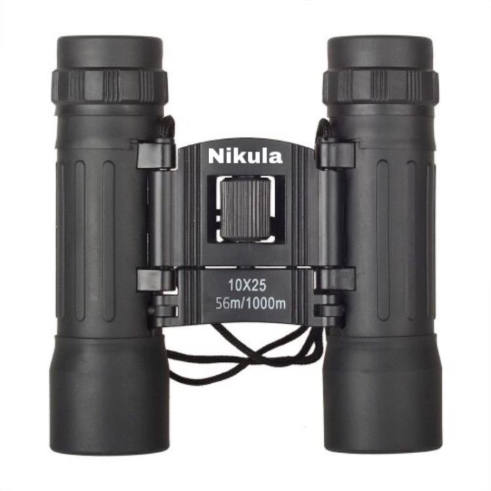 10x25 Av Dürbünü 56m/1000m  Kauçuk Kaplama Siyah - Lisinya