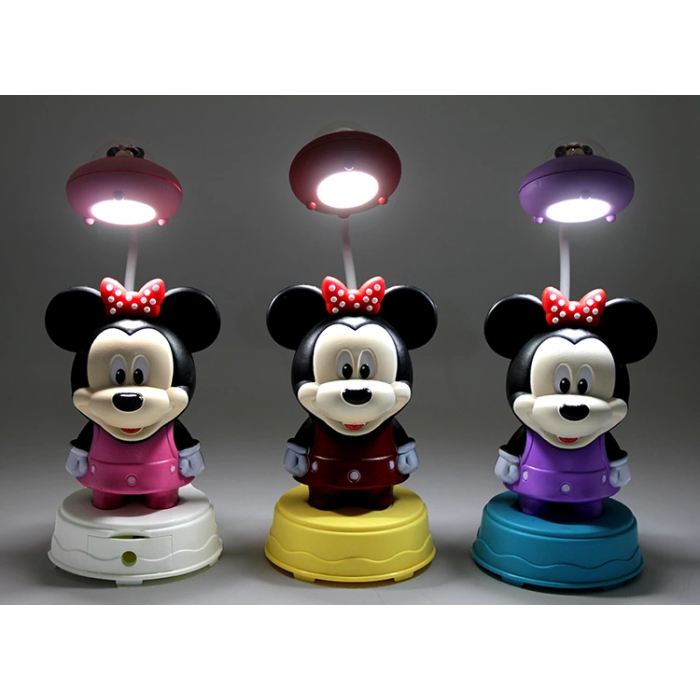 Mickey Mouse Masa Üstü Lamba Şarjlı Usb Alk2716 - Lisinya