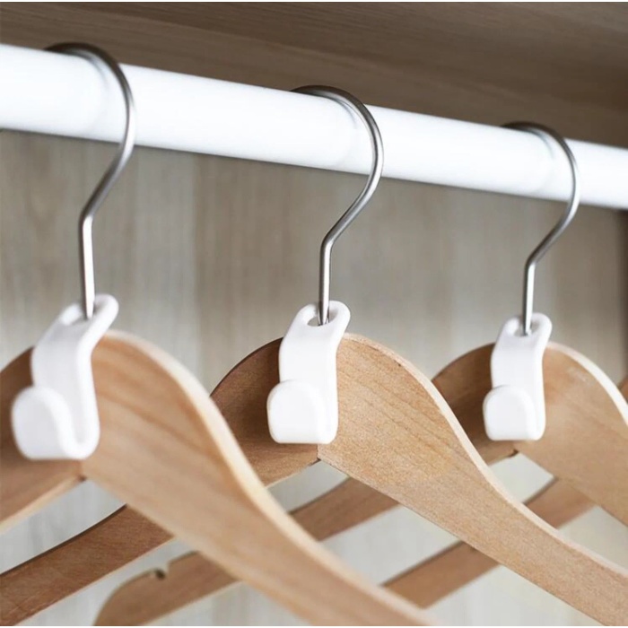 20 Adet Pratik Gardrop Askısı Çoklayıcı Aparatlar - Dolap Askı Çoklayıcı - Lisinya