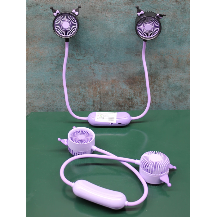 Kuromi Şarjlı Boyun Fanı Vantilatör 2 Kademeli Alk2689 - Lisinya