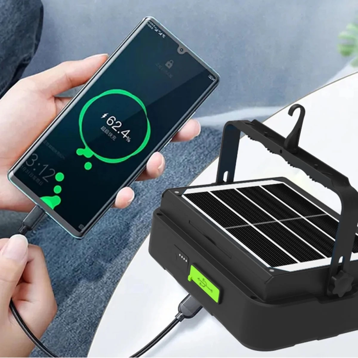 Wison 150w Güneş Enerjili Solar Kamp Feneriprojektör (ws-5570) - Lisinya