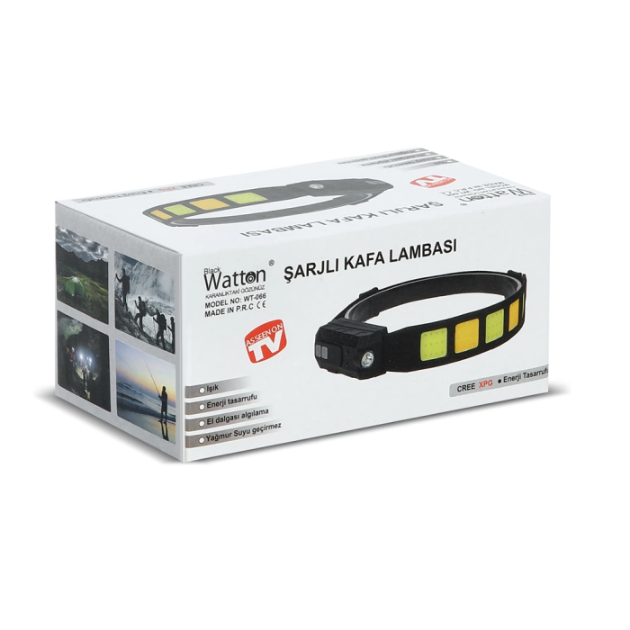 Sensörlü Cob Xpg Led Kafa Lambası  Wt-066 - Lisinya