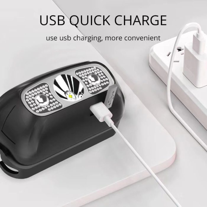 Baretta Brt61 Xpe Pearls Led Hareket Sensörlü Mini Usb Şarjlı Kafa Feneri - Lisinya